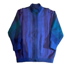 Avoca Vintage Wool Coat Made In Ireland